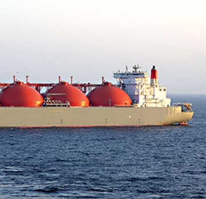 Oil and gas industry - LNG tanker