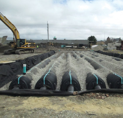 Buried Storm Water Tanks